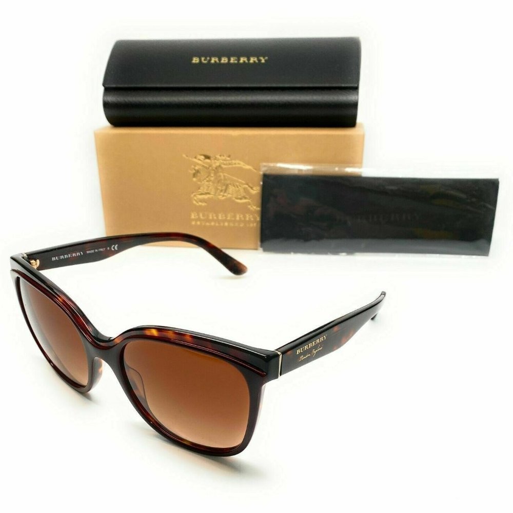 Burberry Women's Bordeaux Havana Sunglasses! - Picture 1 of 4
